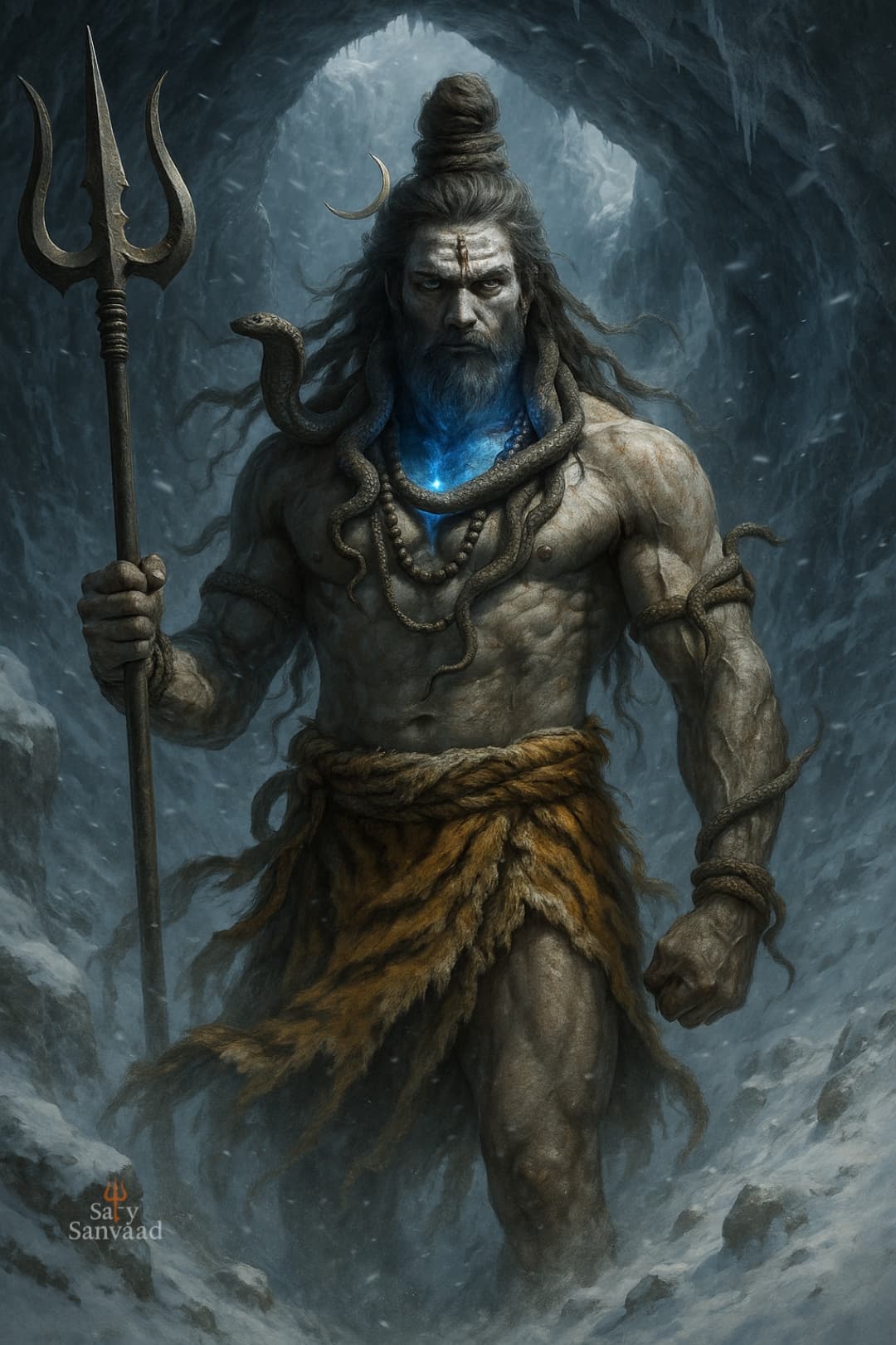 Neelkanth Shiva in Ice Cave – Divine Sawan Wallpaper 25 Neelkanth Shiva in Ice Cave – Divine Sawan Wallpaper