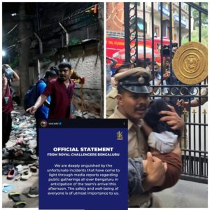 Home 99 Virat Kohli Reacts to Bengaluru Stampede