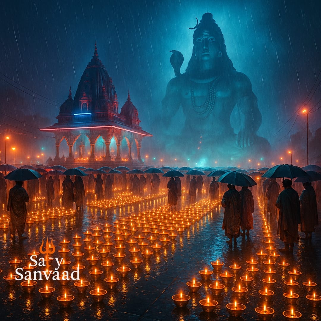 Spiritual Night with Lord Shiva and Diyas | Devotion in Sawan 1 Spiritual Night with Lord Shiva1 HD