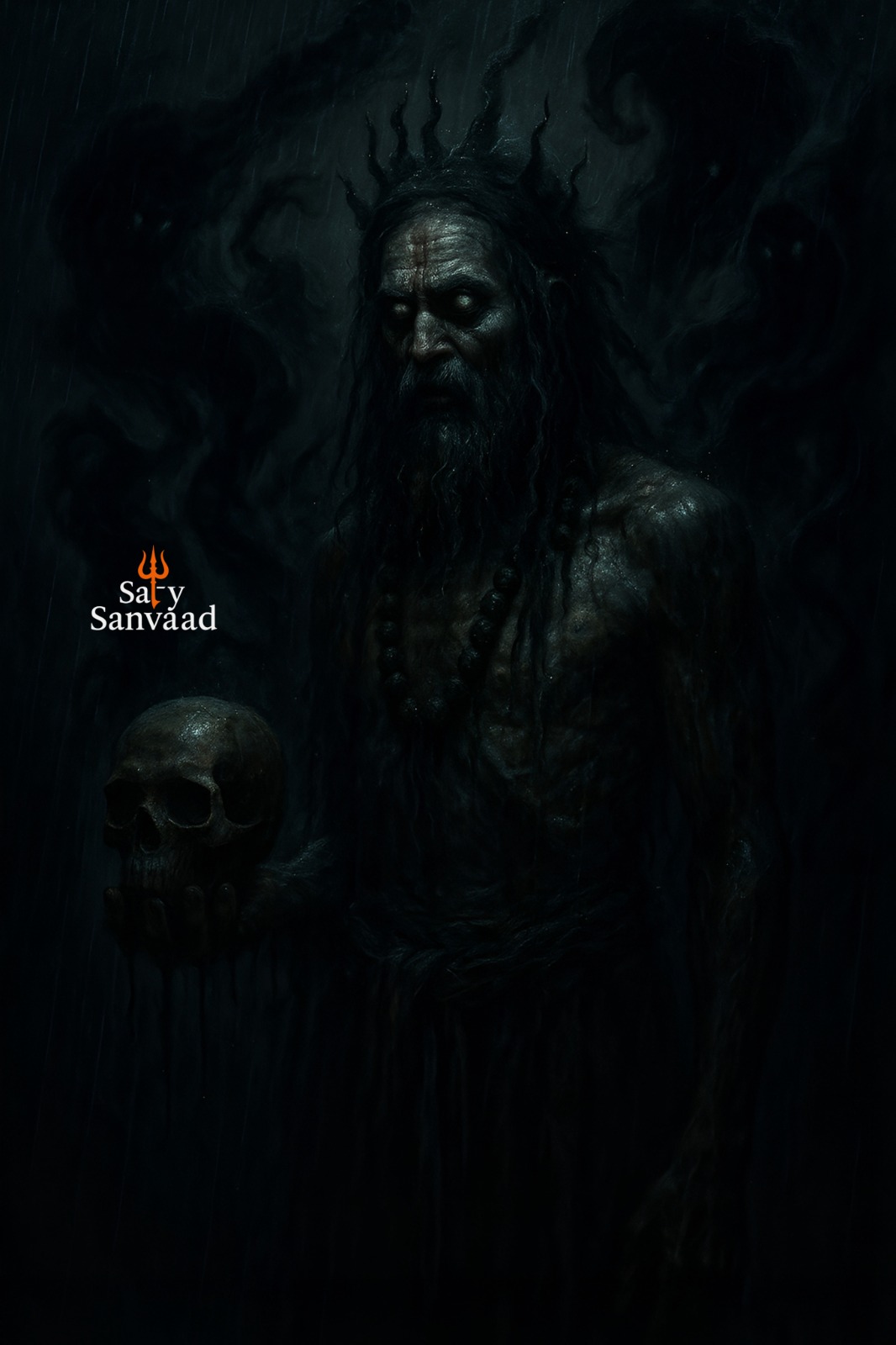 Aghori Art – Dark Spiritual & Mystical Digital Collection 15 Lord Shiva Wallpaper