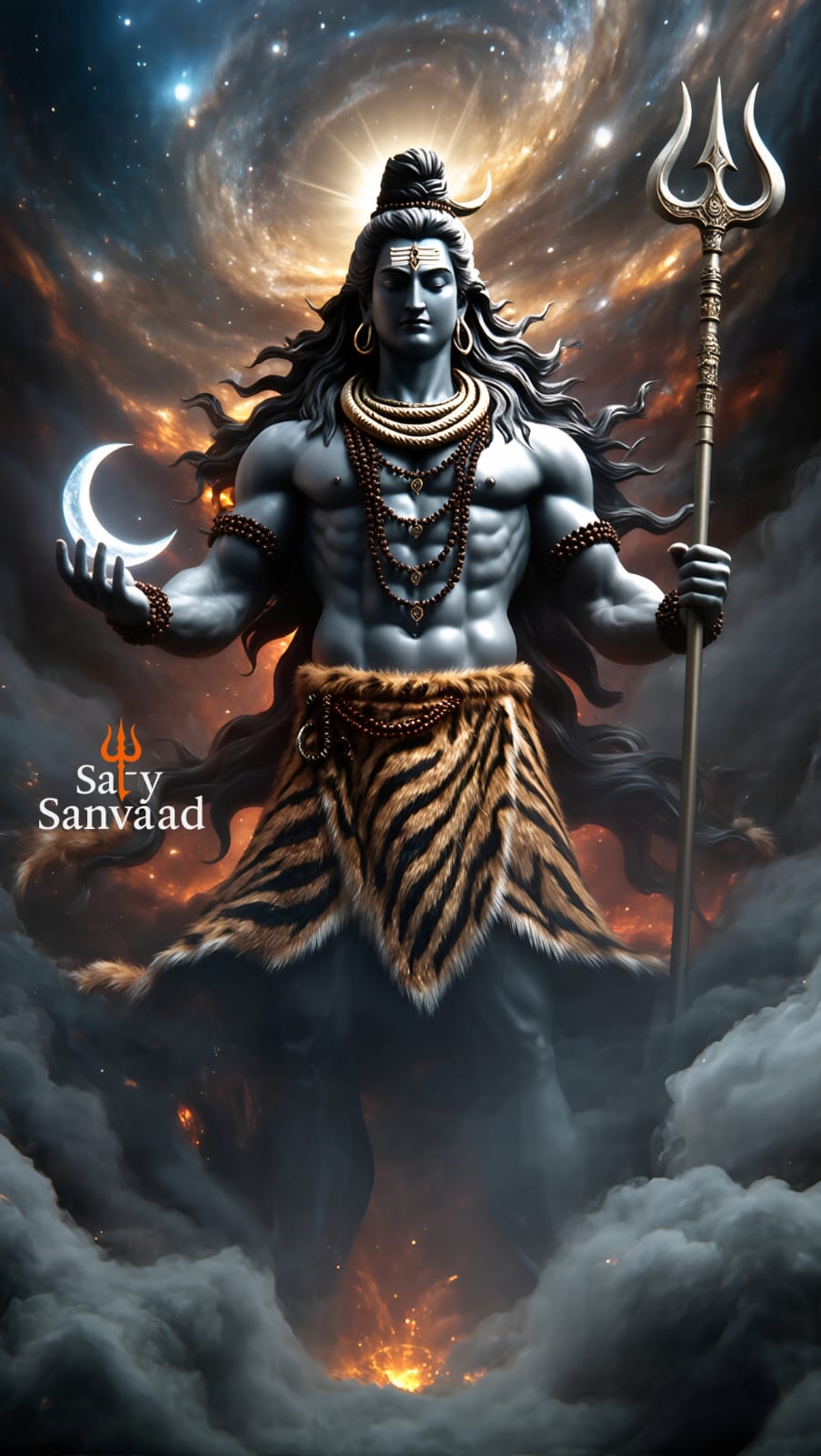 Mahadev Divine Light Wallpaper
