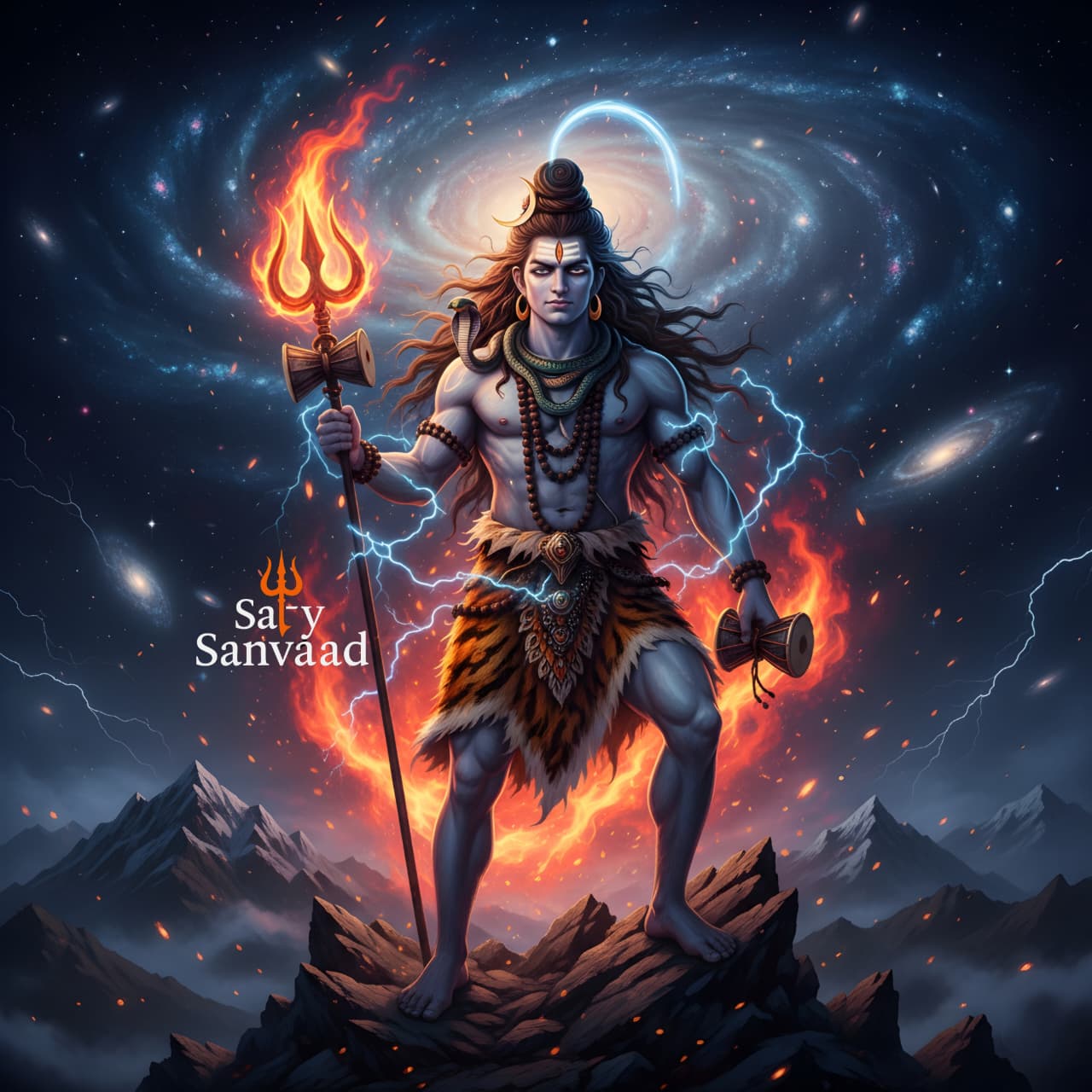 Mahadev Divine Light Wallpaper