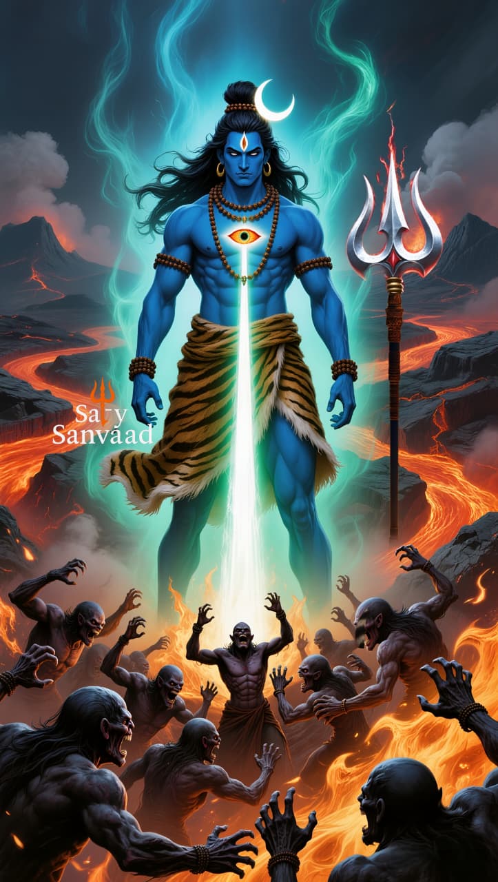 Mahadev Divine Light Wallpaper