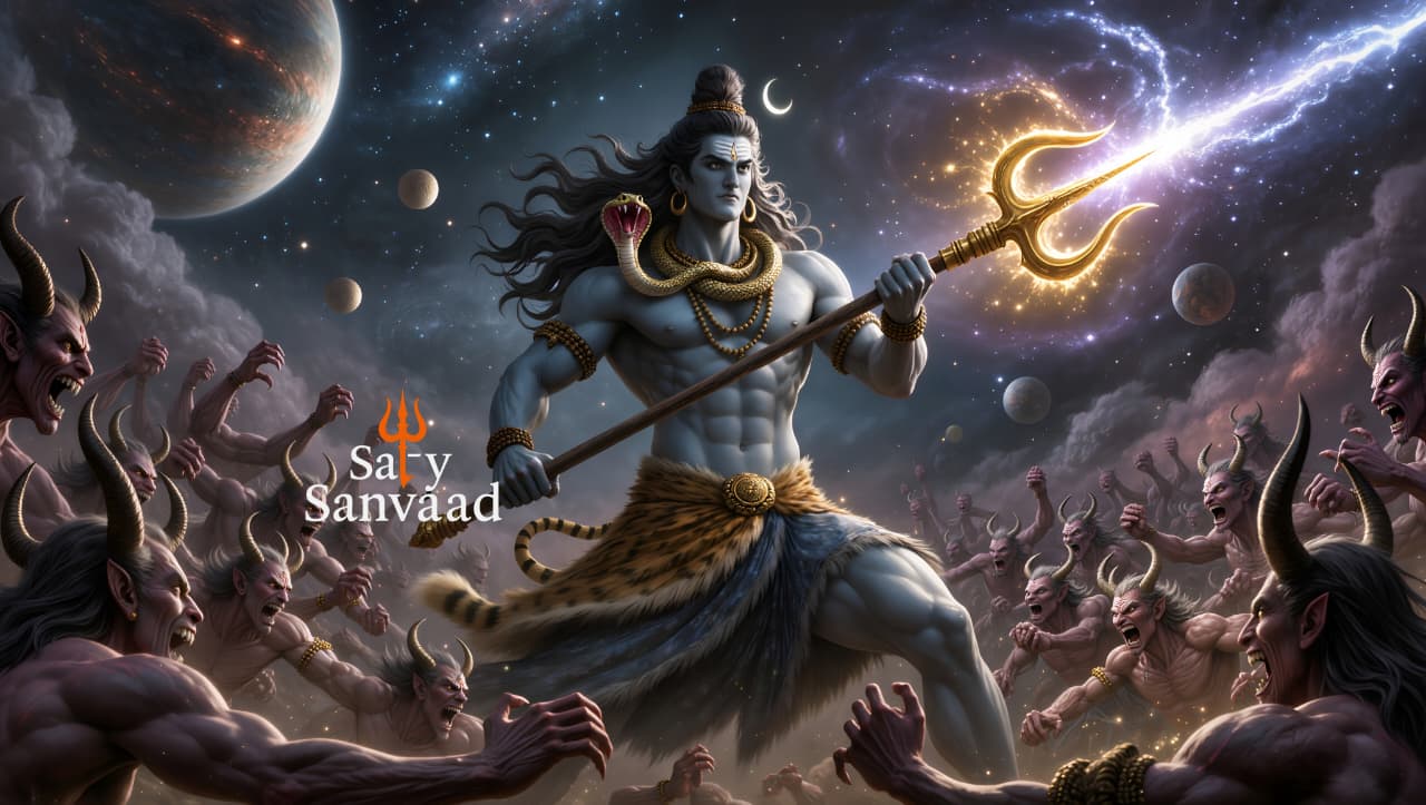 Mahadev Divine Light Wallpaper
