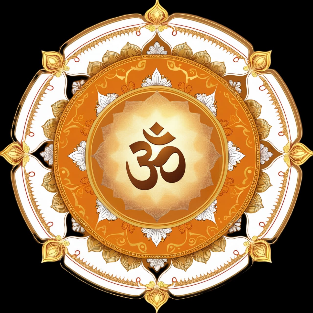 Om Mandala HD Wallpaper – Sacred Geometry of Sanatan Dharma for Meditation & Spiritual Vibes 1 Om Mandala HD Wallpaper