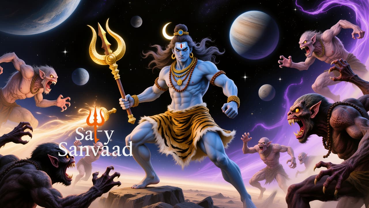 Shiva vs Demon Cosmic Battle of Mahadev 1 Shiva vs Demon Cosmic Battle of Mahadev