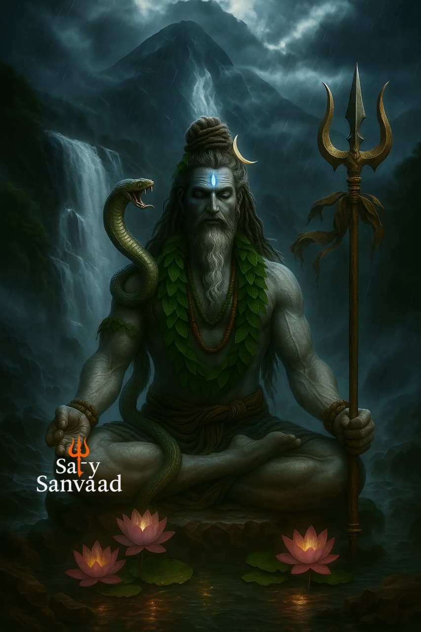 Shiva Kailash Meditation HD Wallpaper