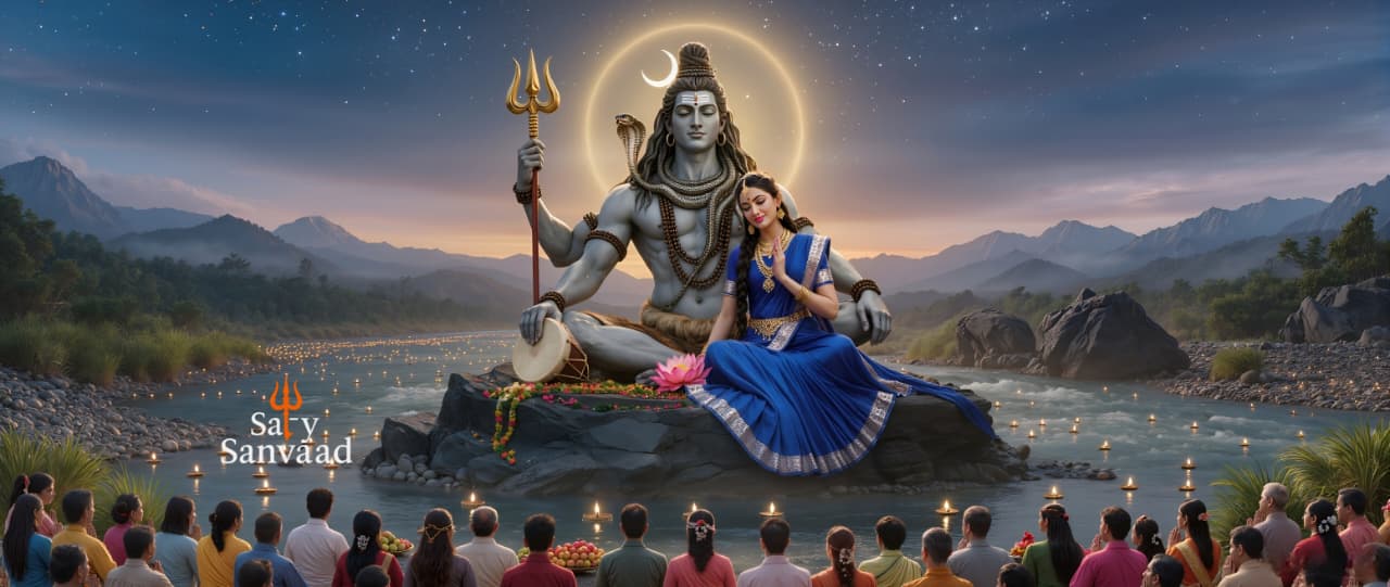 Lord Shiva & Maa Parvati – Spiritual HD Wallpaper