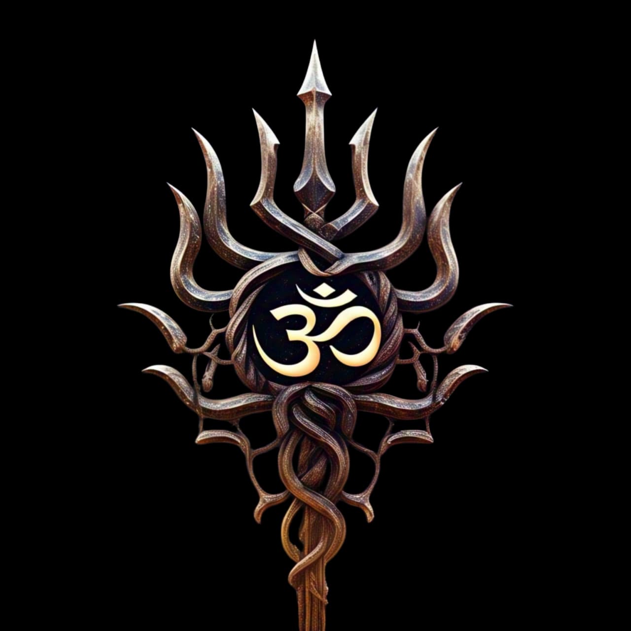 Om Trishul Symbol Divine Energy of Lord Shiva Spiritual Artwork 1 Om Trishul Symbol Divine Energy of Lord Shiva Spiritual Artwork